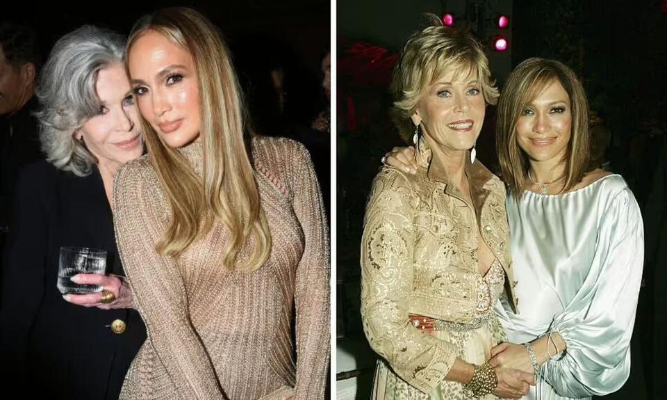 Jennifer Lopez and Jane Fonda reunite at Oscars bash nearly 20 years(02)