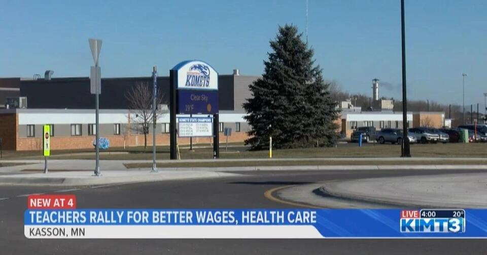 Teachers rally for better wages and health care - NewsBreak