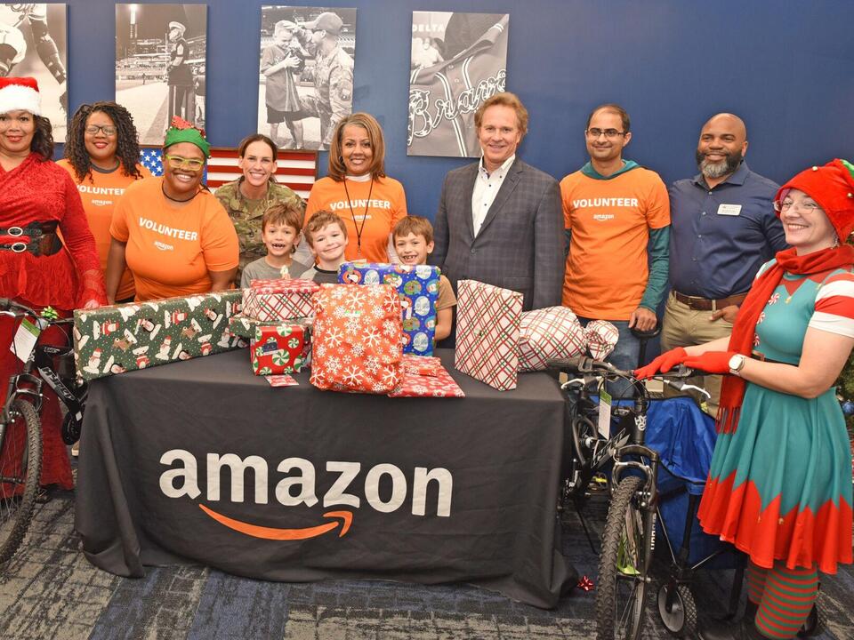 Amazon And The Warrior Alliance Team To Fulfill Holiday Wish List For Military Families