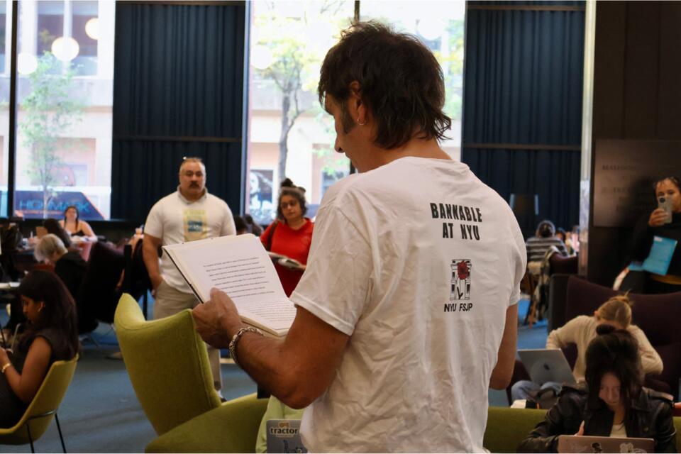 Pro-Palestinian faculty read passages from ‘bannable’ books in Bobst ...