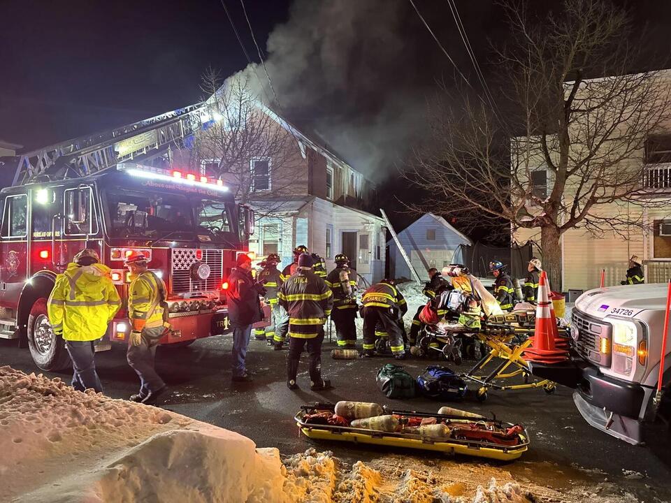 UPDATED: Utica Firefighters Battle 2-Alarm Fire on James Street - NewsBreak