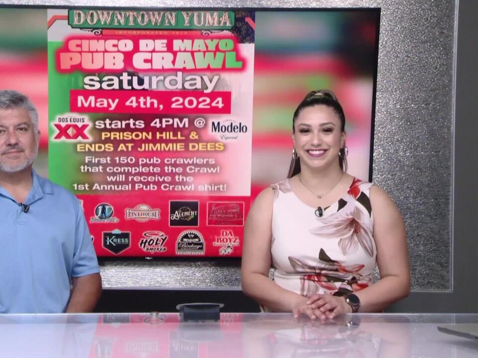 Join in the Cinco De Mayo pub crawl in downtown Yuma