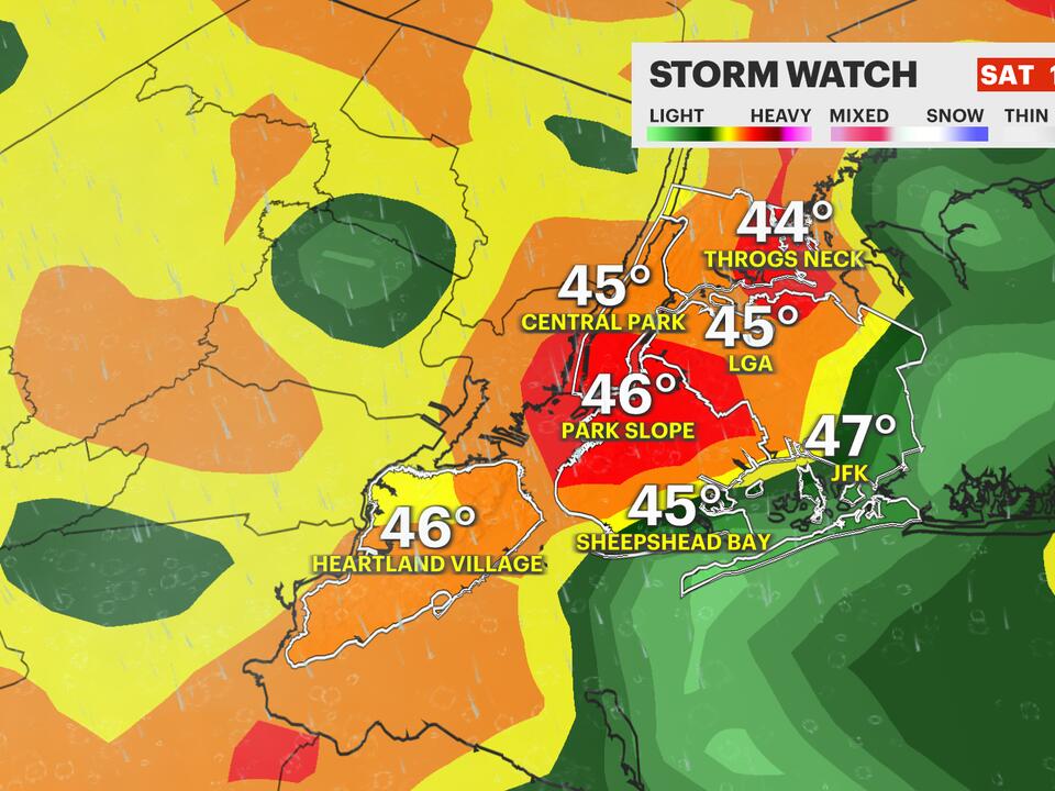 STORM WATCH: Cloudy skies, wind and overnight rain in New York City