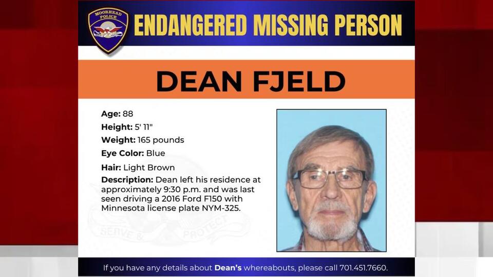 Update: Missing 88-year-old found, according to Moorhead police