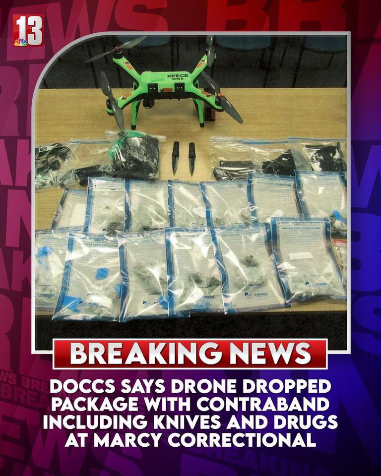 Drone drops contraband at Marcy Correctional Facility - NewsBreak