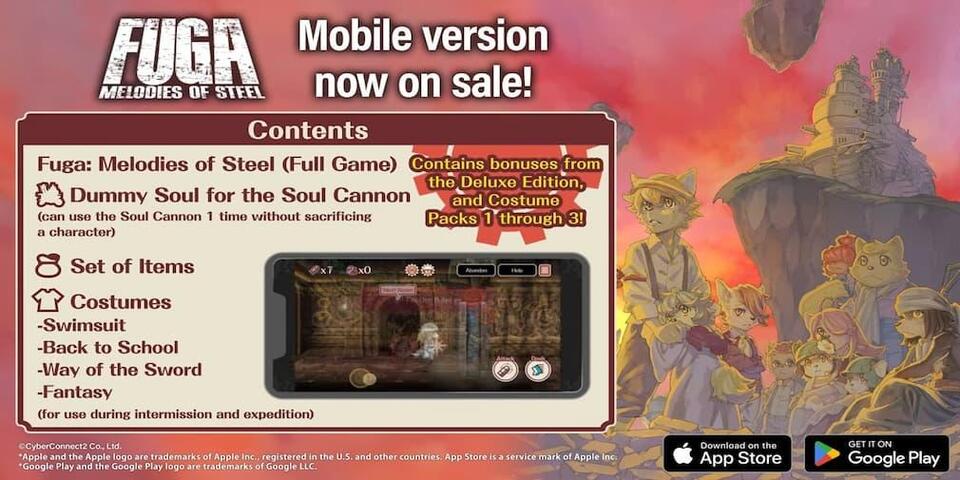 Fuga: Melodies of Steel releases on mobile with a limited launch discount