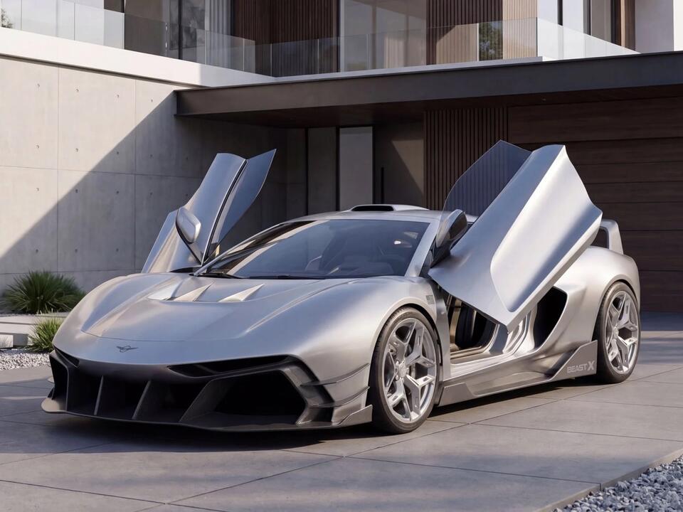 Rezvani Beast X: The 1,560 HP American Hypercar Wearing a Fighter Jet’s Aero Kit Over a Corvette’s Body