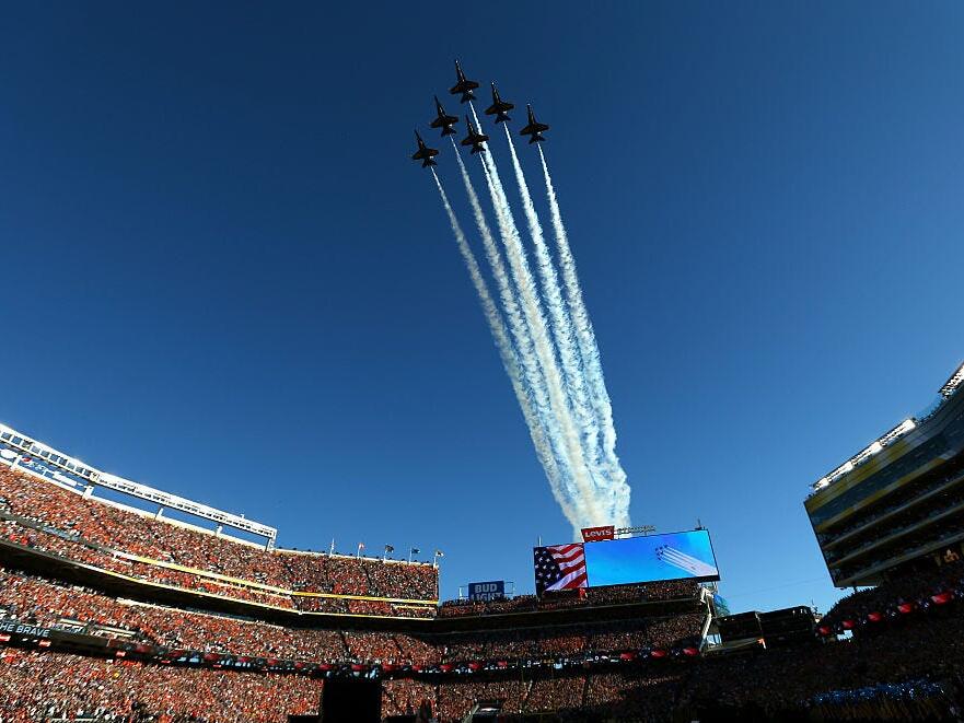 Missouri Air Force base bomber to lead firstever trifecta flyover at