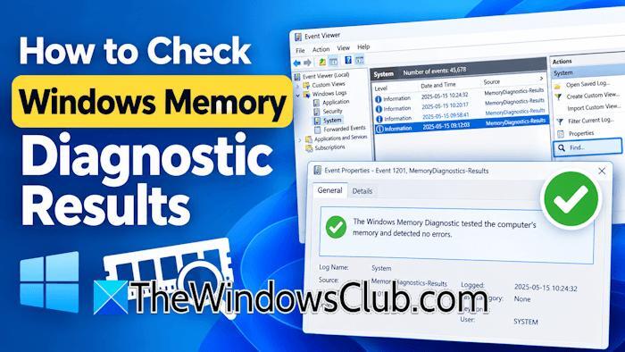 How to check Windows Memory Diagnostic results - NewsBreak