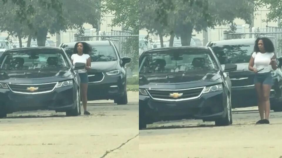 Woman Caught Recording Herself Slashing Car Tires in Alleged Revenge Video