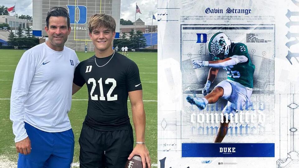 Duke Football Lands No. 1-Ranked Kicker in 2026 Class: Gavin Strange ...
