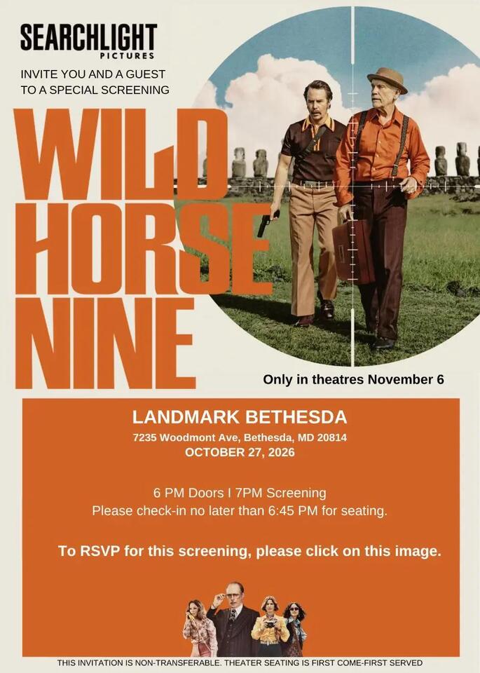 DC Readers: Attend A Free Screening Of ‘Wild Horse Nine’ - NewsBreak