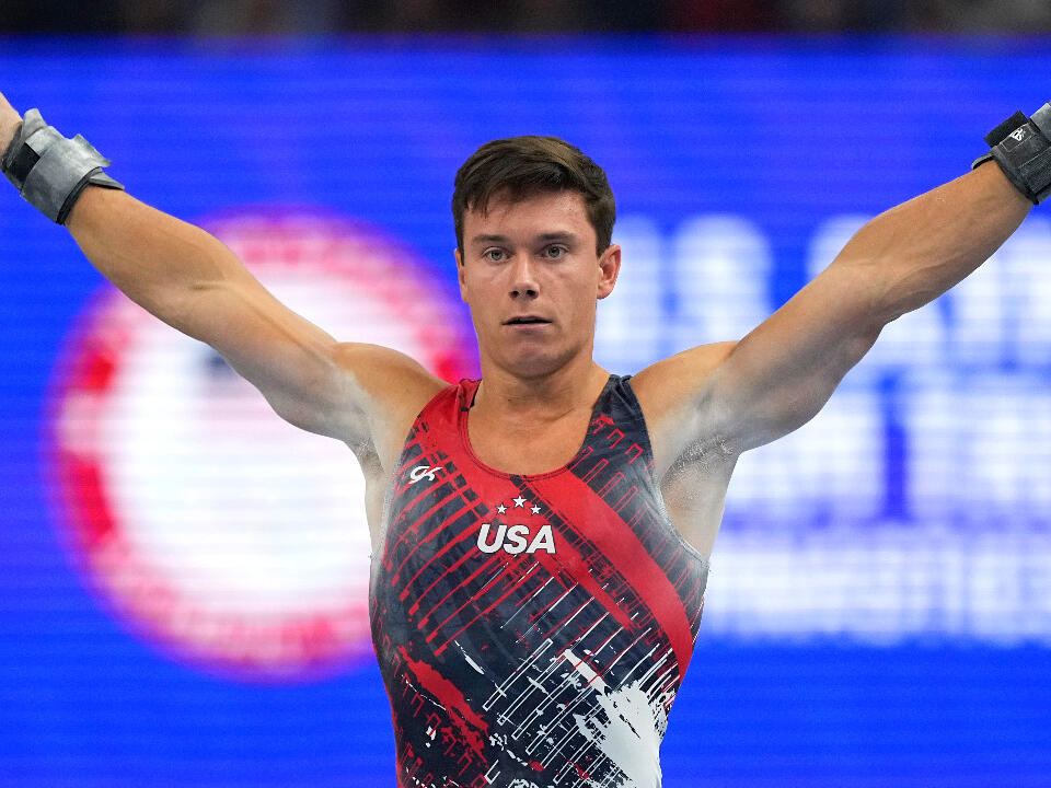 Gymnast Brody Malone recovers from severe knee injury to earn Olympic