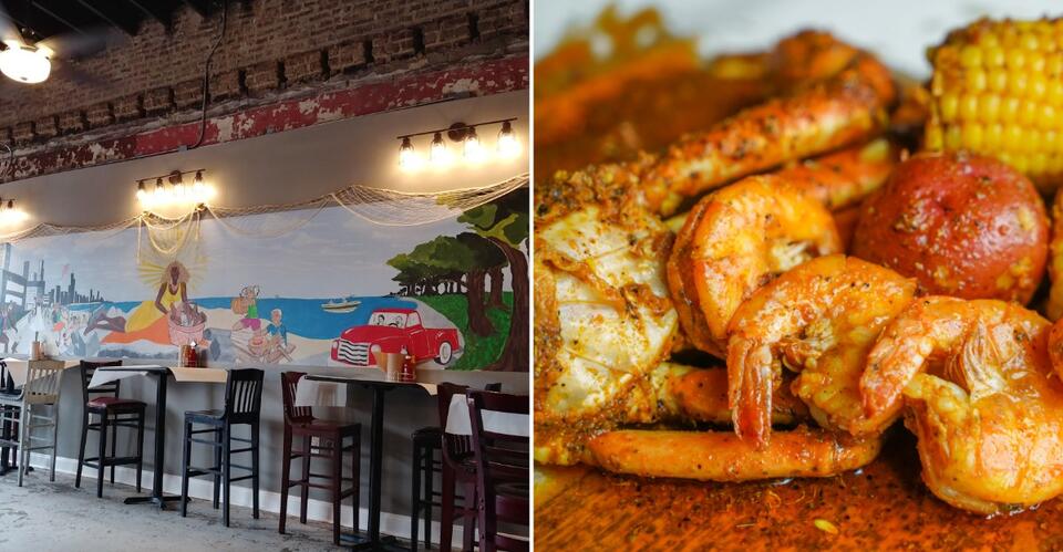 This Illinois Restaurant Piles Crab Legs And Shrimp Onto Giant Seafood ...