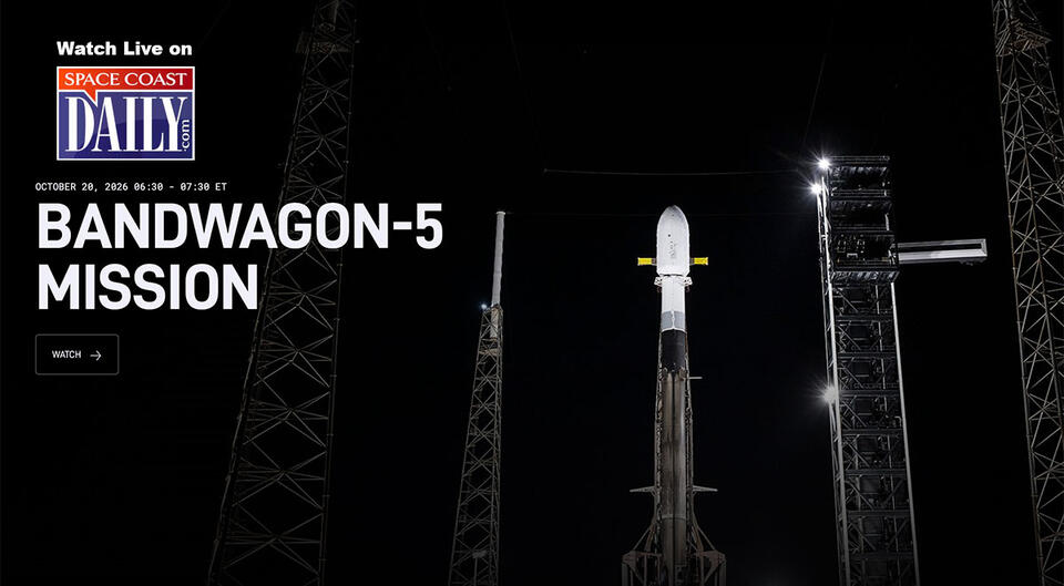 WATCH REPLAY: SpaceX Falcon 9 Rocket Launches Bandwagon-5 Mission From ...