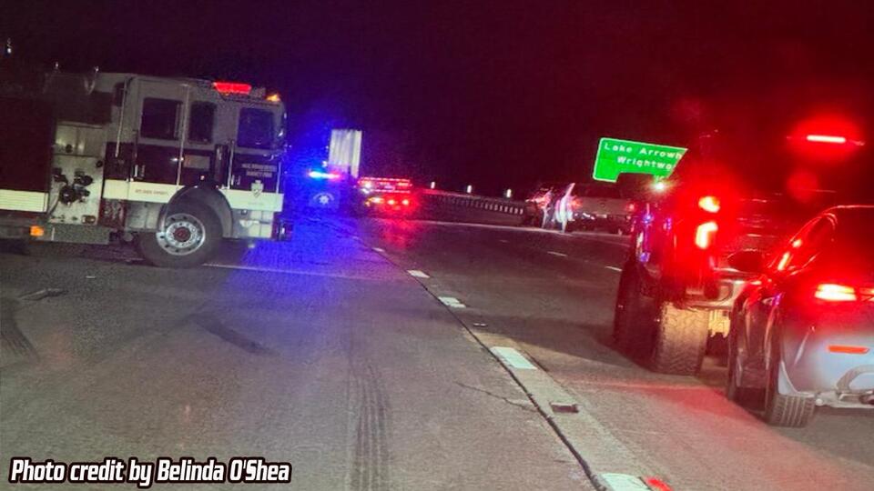Crash Tied-Up Monday Night Traffic on Southbound I-15 in the Cajon Pass ...