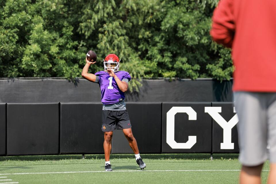 ISU QB Jaylen Raynor’s thriving in the “eye of the Cyclone” as he adapts to new system