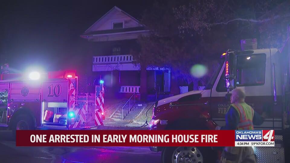 One arrested in early morning house fire - NewsBreak