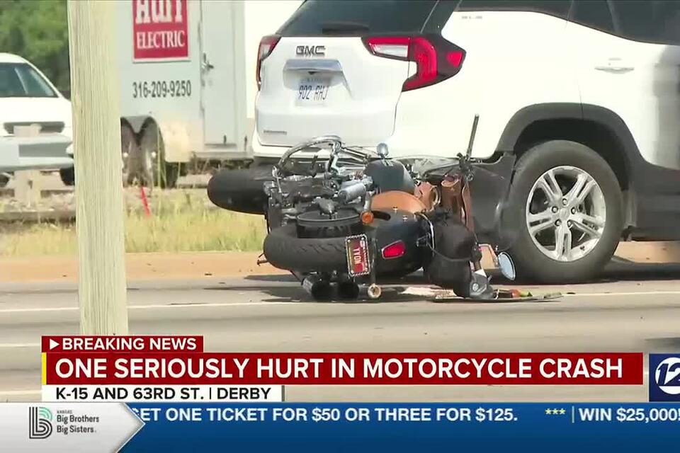 1 injured in crash involving motorcycle - NewsBreak