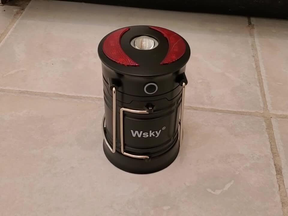 WSky Makes a Great Lantern for Camping or Power Outages