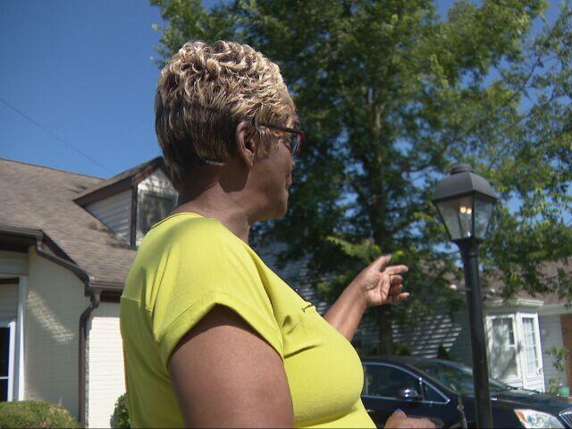 She took her neighbor to court and won. Getting paid is another story