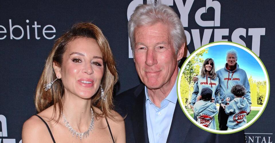 Richard Gere Shares Rare Family Photo With His Wife Alejandra And Their