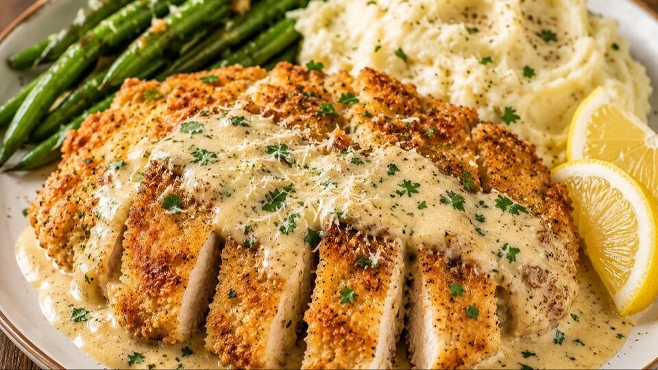 The Lemon Garlic Sauce Is Coming for That Crispy Parmesan Crust - NewsBreak