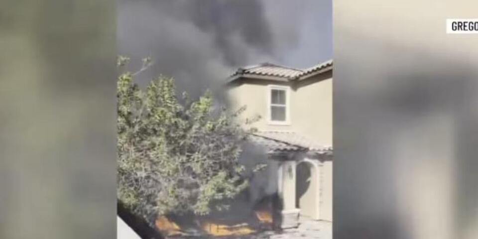CAUGHT ON CAMERA: No injuries reported in west Las Vegas home fire ...