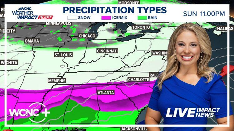 Weekend winter storm could bring snow, ice to Charlotte | Weather ...