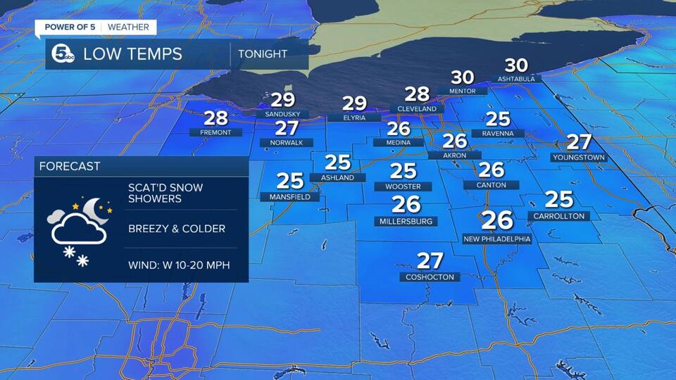 FORECAST: Winter Lingers; Colder, Breezy & Lake Effect Snow - NewsBreak