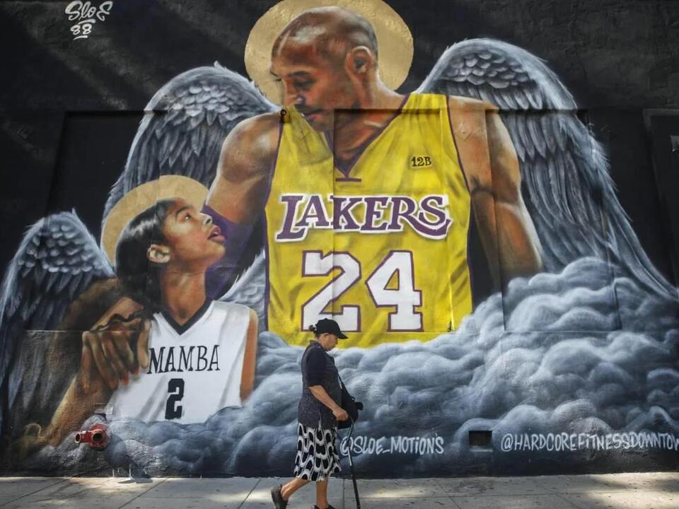 Kobe Bryant mural in Los Angeles saved from being torn down