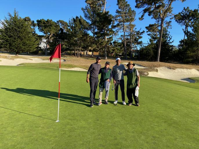 A year after a heart attack during Pebble Beach ProAm, caddie