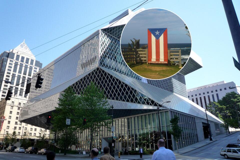 Inside the dramatic glass walls of the Seattle Central Library, a new ...