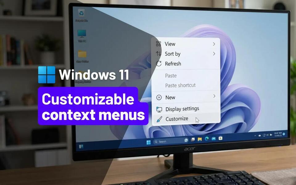 Windows 11 to fix context menu with a faster and customizable redesign