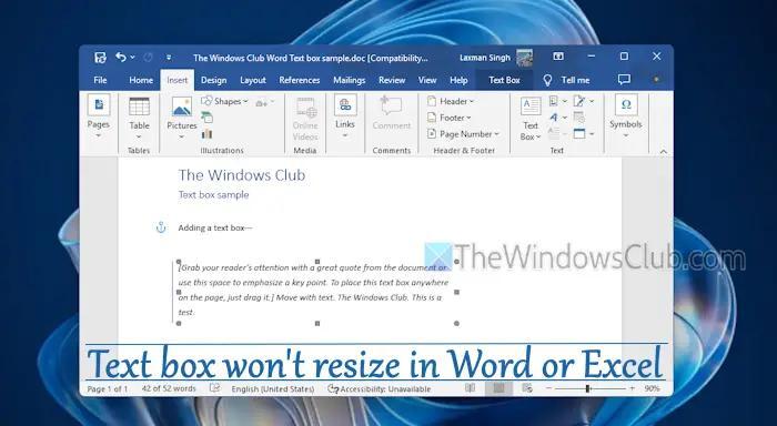 Text box won’t resize in Word or Excel [Fix] - NewsBreak