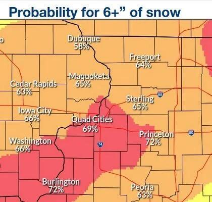 Winter Storm Watch Issued For Wednesday - NewsBreak