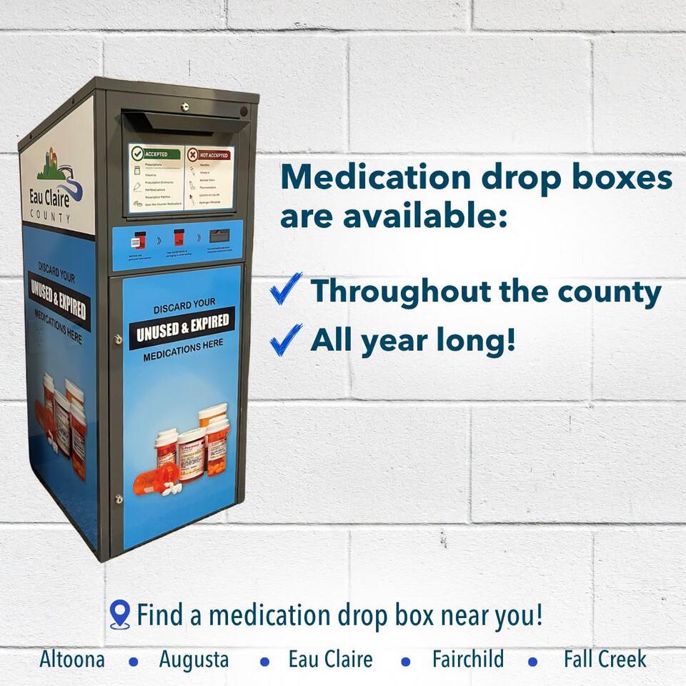Medication drop-off sites open daily in Eau Claire Co. - NewsBreak