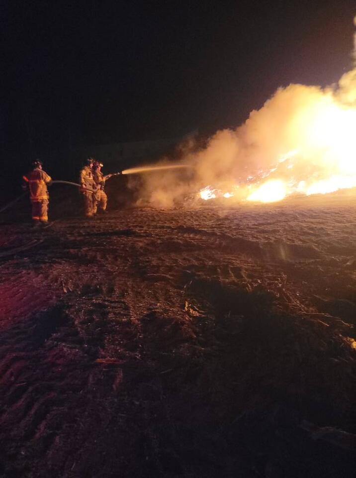 Grayson County firefighters extinguish mulch fire, no damage reported ...