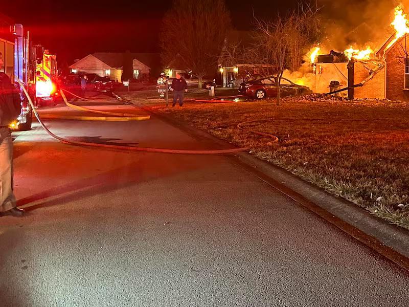 No injuries reported in overnight explosion, fire in southern Indiana ...