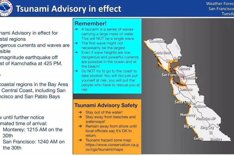 Tsunami warning hawaii flights