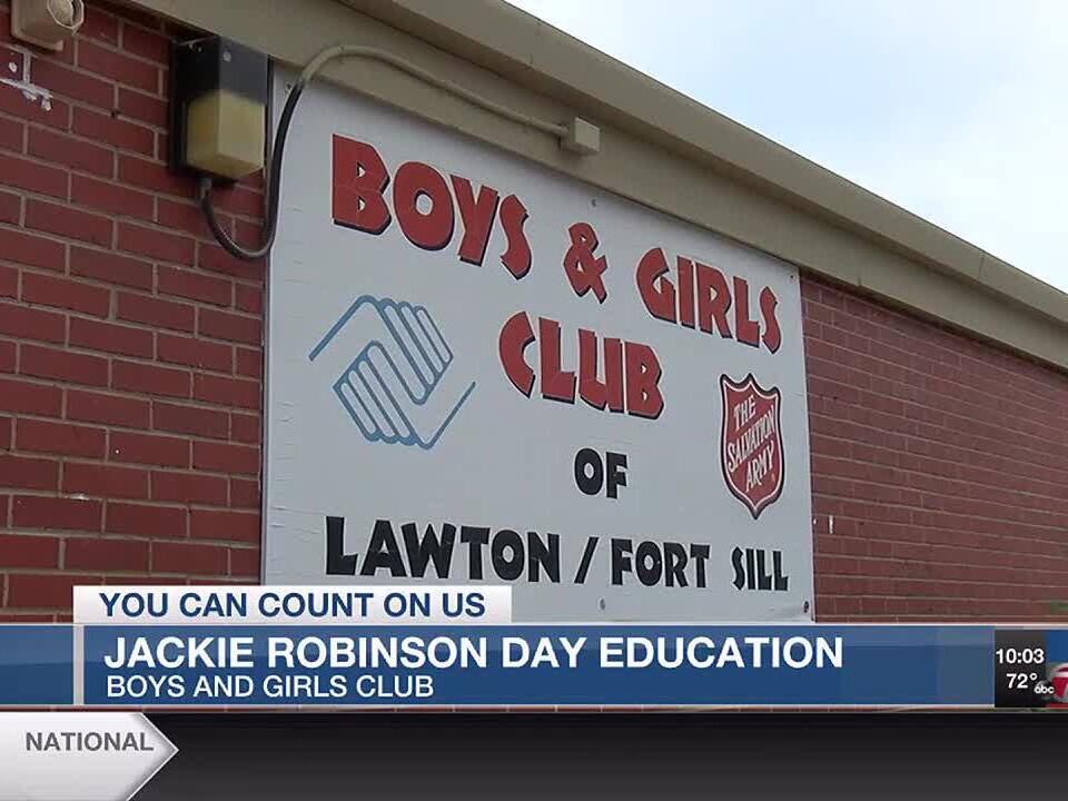 Boys & Girls Club of Lawton teaches kids about Jackie Robinson