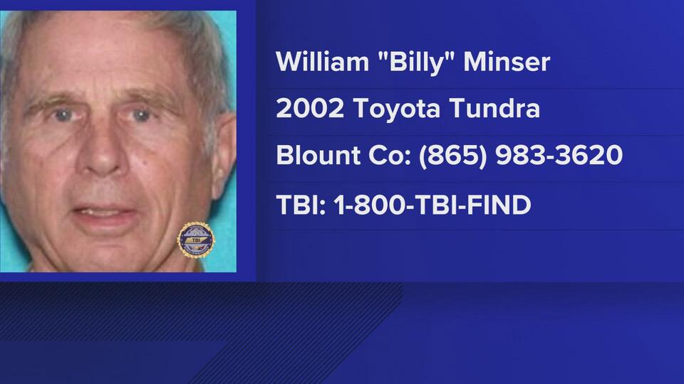 TBI: Silver Alert issued for 81-year-old missing in Blount County ...