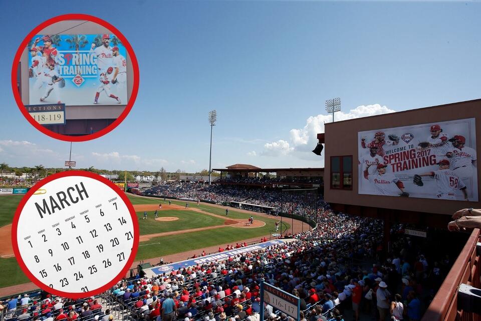 Phillies Release 2026 Grapefruit League Spring Training Schedule