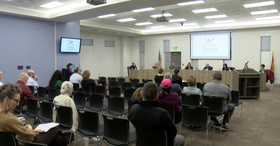 Yuma Union High School District 70 hosts first meeting of the year