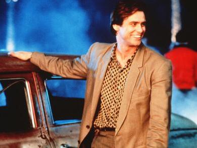 Jim Carrey Smiles While Hanging Out Adam Sandler & David Spade on His