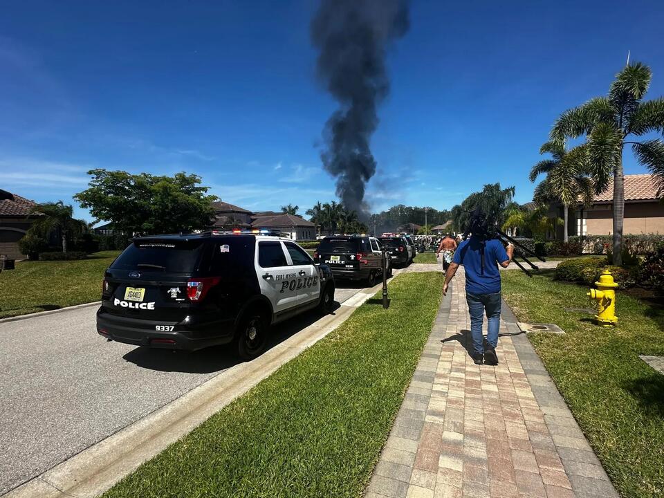 Caught on camera Structure fire in Fort Myers