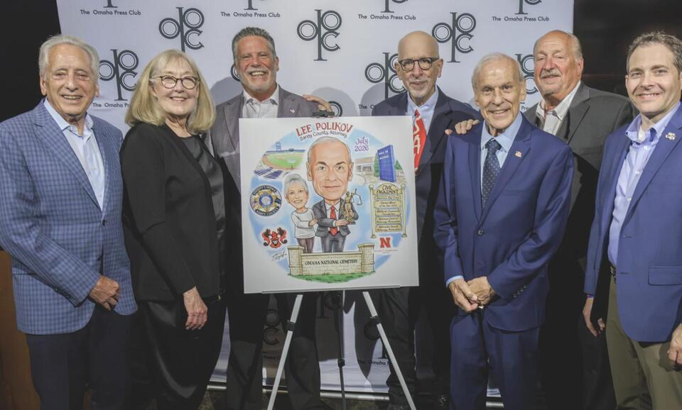 Omaha Press Club honors Lee Polikov