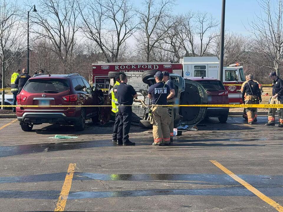 First responders called to crash in Rockford hospital parking lot ...