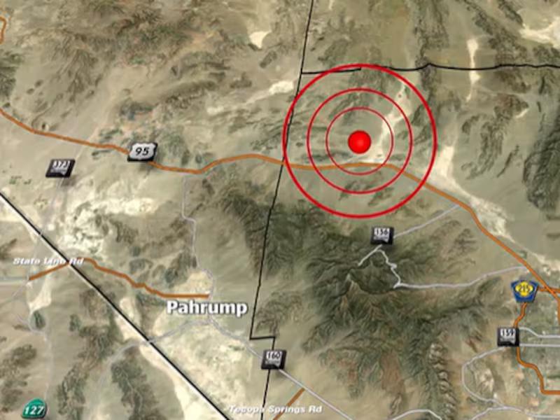 4.1magnitude earthquake, aftershocks felt in Las Vegas Valley