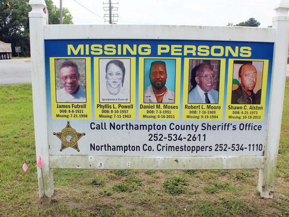 Northampton reminders recall unsolved missing persons cases